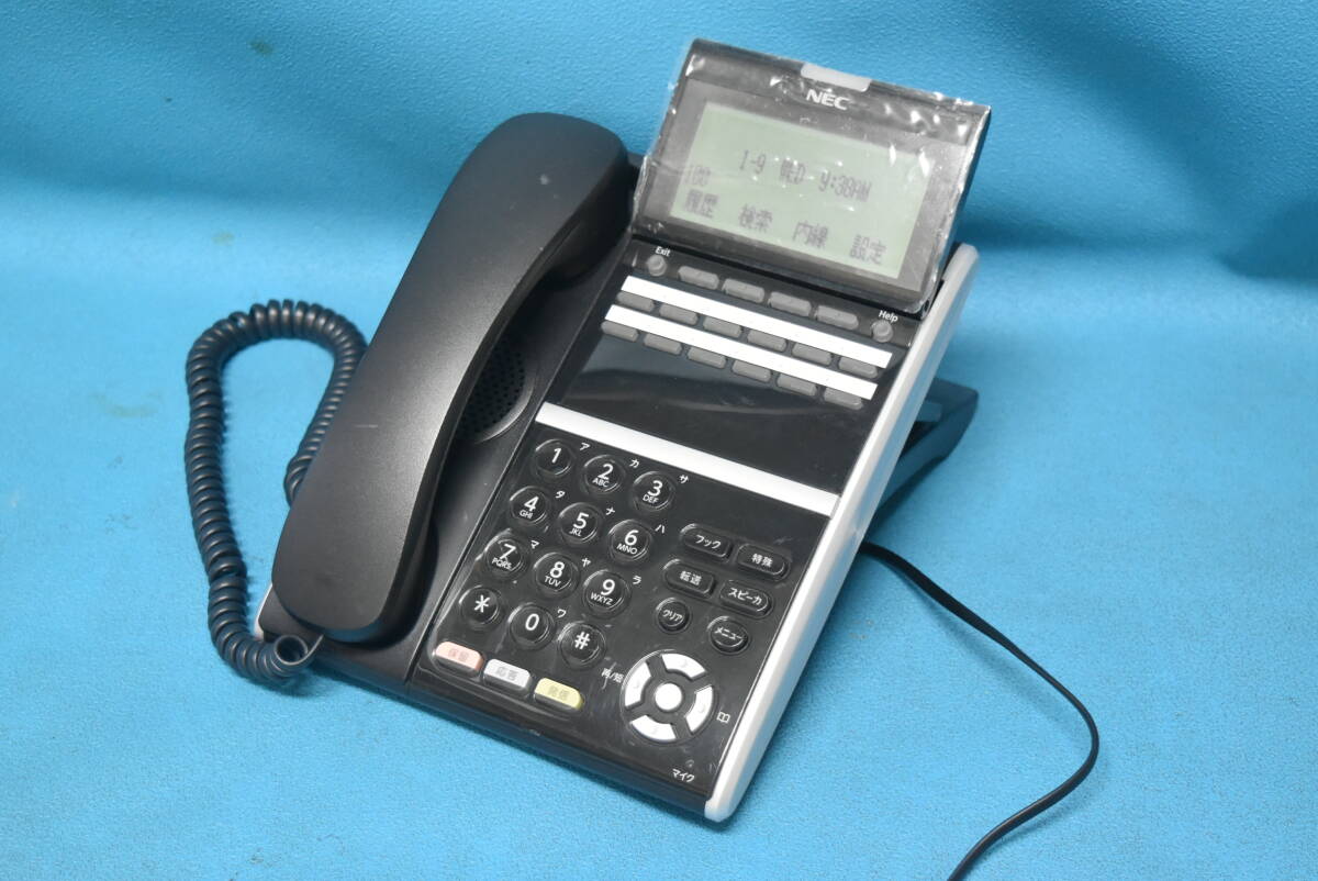 NEC ビジネスフォン/12ボタン多機能電話機 Aspire UX 【DTZ-12D-2D(BK)】 ◆M-1240(0902)◆拍卖
