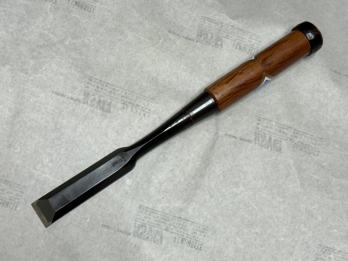 菊弘丸 叩き鑿(厚鑿)面取型 8分 24mm 永桶菊弘丸刃物製作所【新品未使用品】拍卖