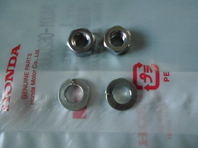 ホンダ純正 モンキー4L イグニッションコイル 取付ナット・スプリングワッシャー Z50J Z50J1拍卖