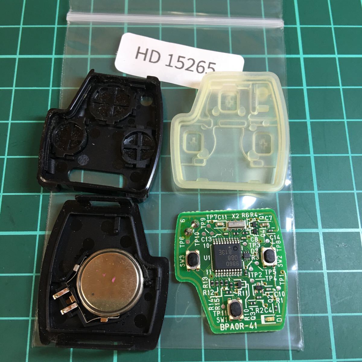 HD15265 ホンダ 純正 点灯あり キーレス基盤のみ 3ボタンステップワゴン エリシオン フリード等(片側スライドドア)基盤BPA0R-41拍卖