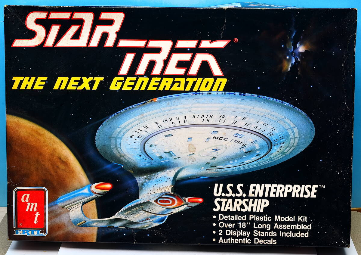即決 未組 AMT スタートレック THE NEXT GENERATION U.S.S.エンタープライズ NCC-1701-D 1984年拍卖