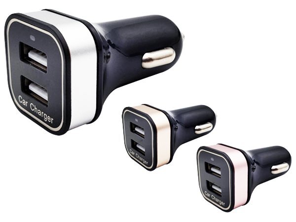 MADMAX カー用品 アークス スクエア車載充電器 DC12/24V車兼用 2.4A ゴールド(X-298)/エルフ デュトロ キャンター コンドル【送料800円】拍卖