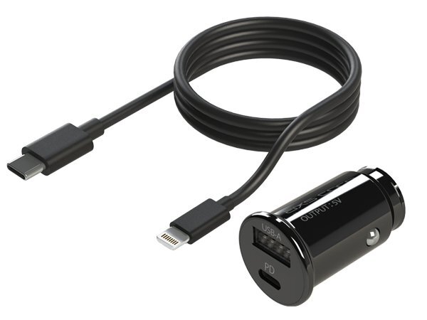 MADMAX カー用品 アークス MFi認証 コンパクトチャージャーPD&C-Lケーブル付(X-268)DC12/24V車兼用/充電器 普通車 トラック【送料800円】拍卖