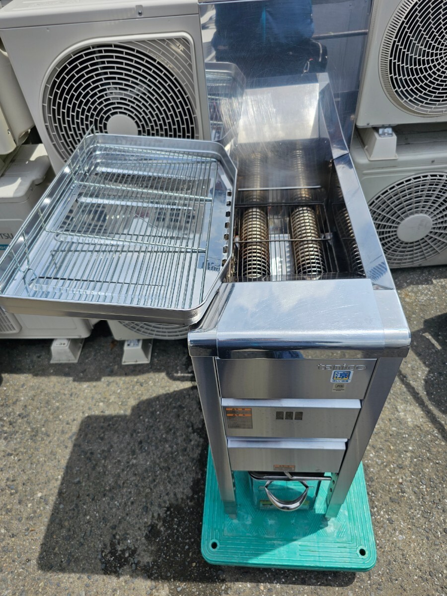 ★タニコー★ガスフライヤー★TGFL-30C★幅300×奥行600×高さ800★都市ガス★店舗用★業務用★拍卖