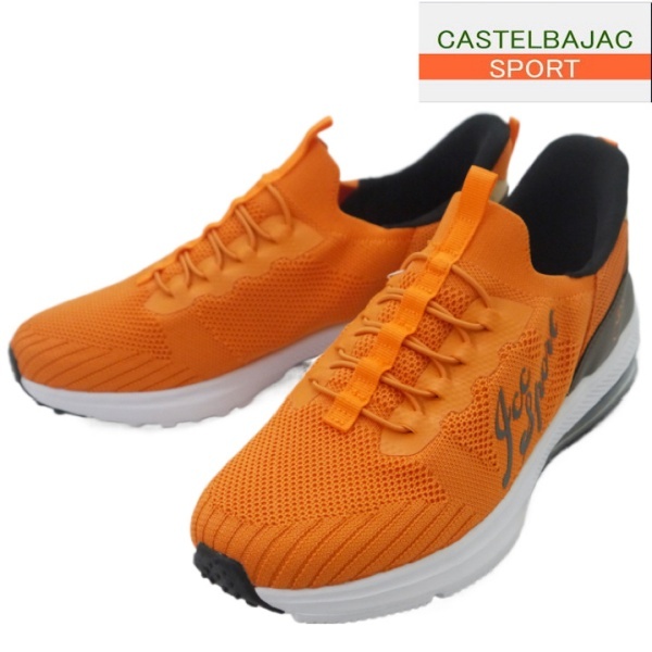 【SALE】カステルバジャック/CASTELBAJAC メッシュスニーカー 65/26.5 オレンジ系拍卖