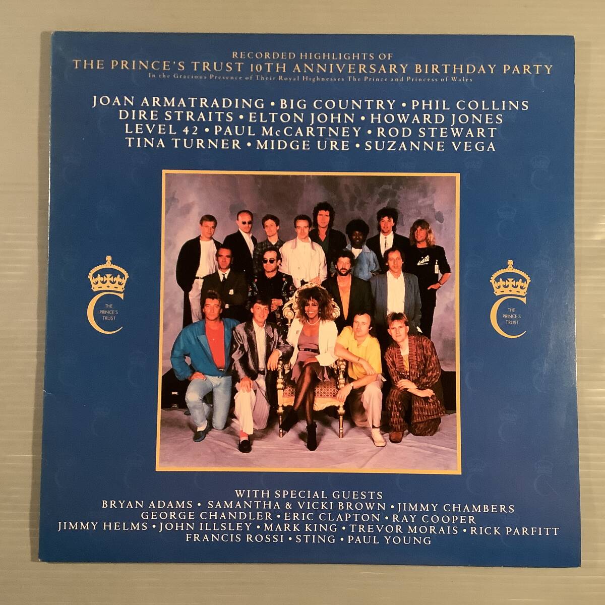 LP(日本盤)●『プリンシズ・トラスト・バースデイ』スティング,スザンヌ・ヴェガ,ポール・マッカートニー,ティナ・ターナー,他●美品拍卖