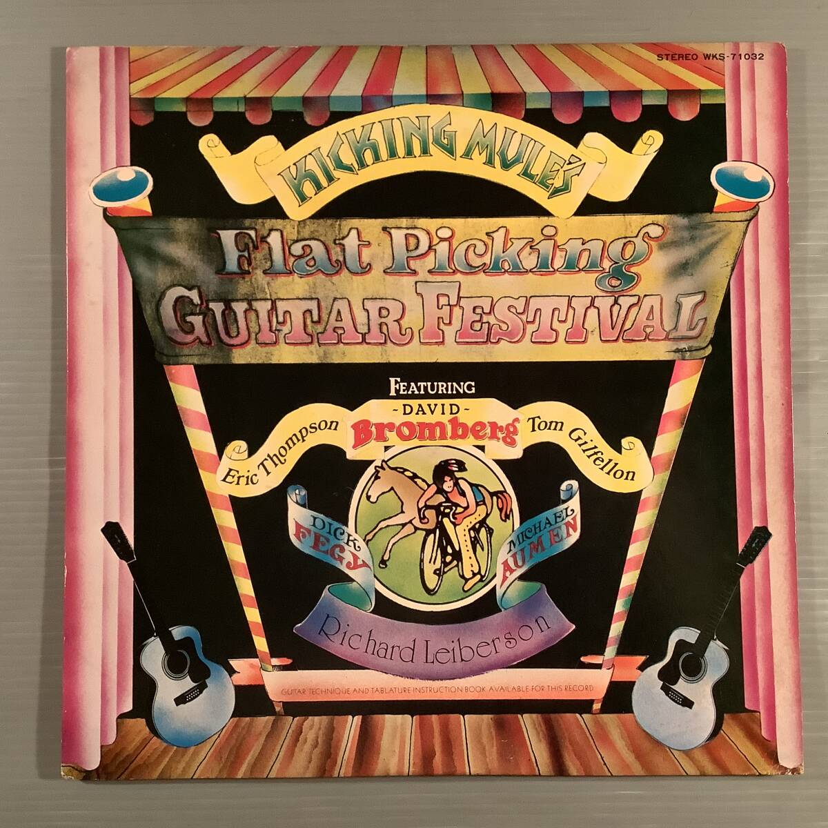 LP(日本盤)●『フラッピング・ギター・フェスティヴァル』ブルース教則盤※デヴィッド・ブロムバーグ,エリック・トンプソン,他●良好品拍卖