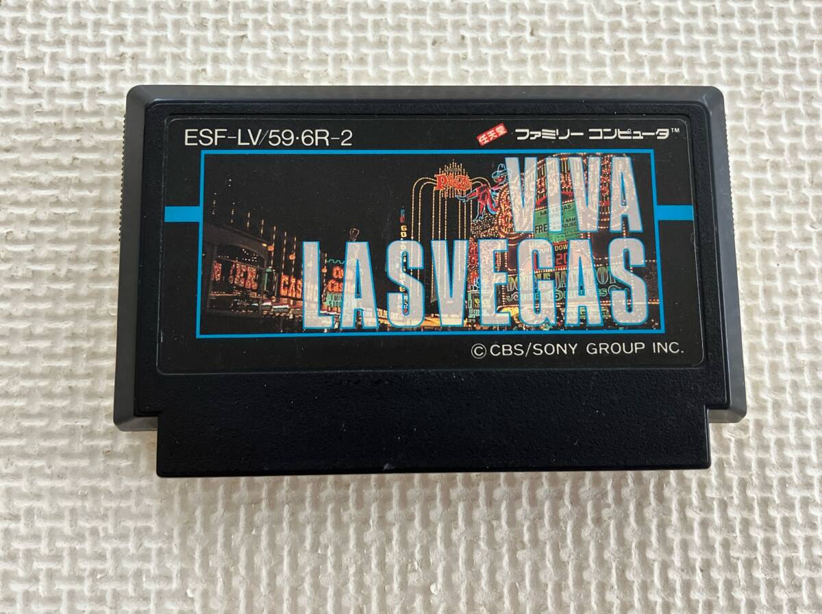 24-FC-89 動作品 ファミリーコンピュータ ビバラスベガス FC ファミコン 拍卖