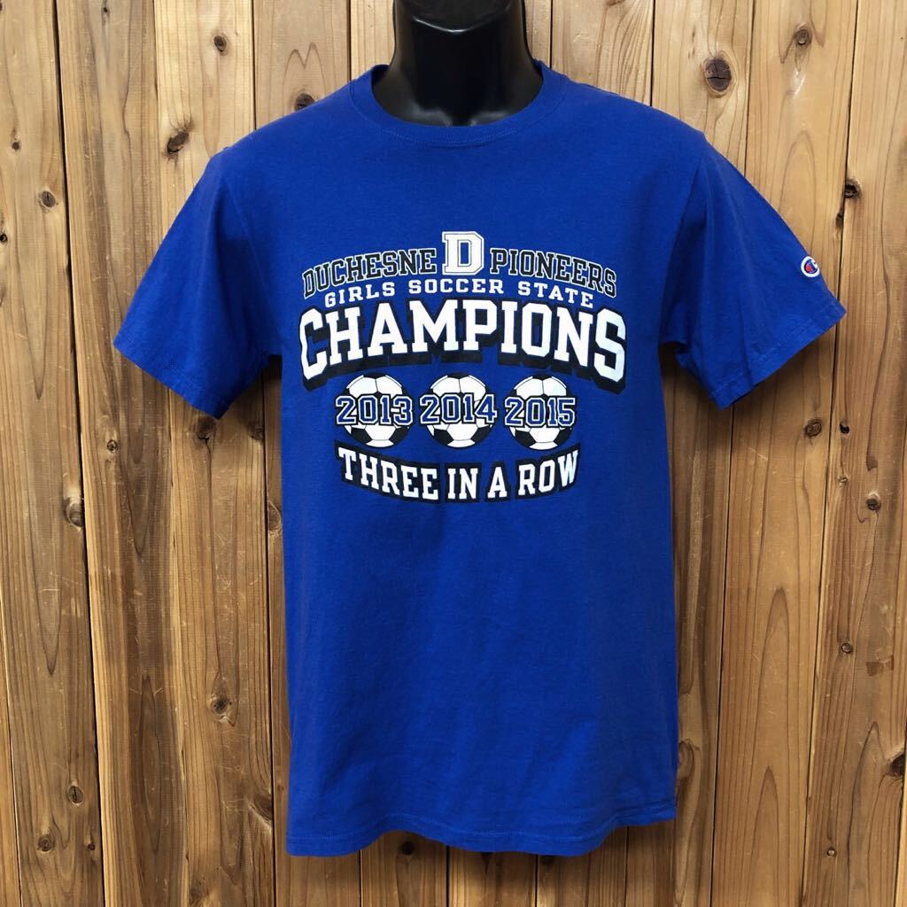Champion /チャンピオン /メンズS 半袖Tシャツ トップス プリントTシャツ ロゴT GIRLS SOCCER STATE アメカジ スポーツ サッカー USA古着拍卖