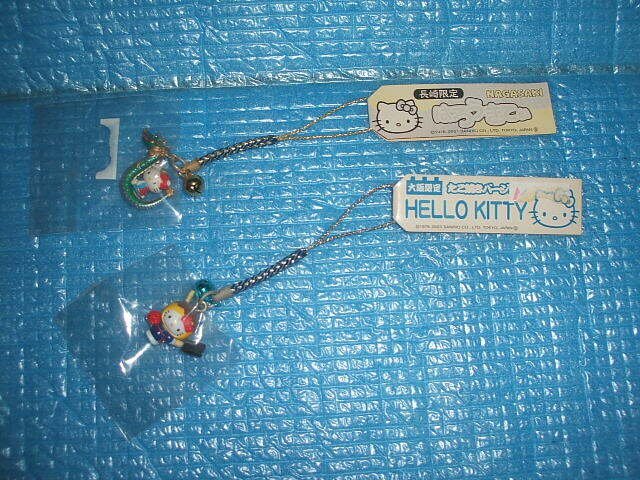 未使用!HELLO KITTY ハローキティご当地根付2種セット拍卖