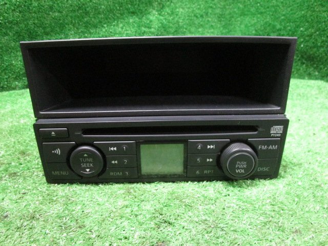 【A63926】◇ウイングロード Y12 純正 CDデッキ PY24D拍卖