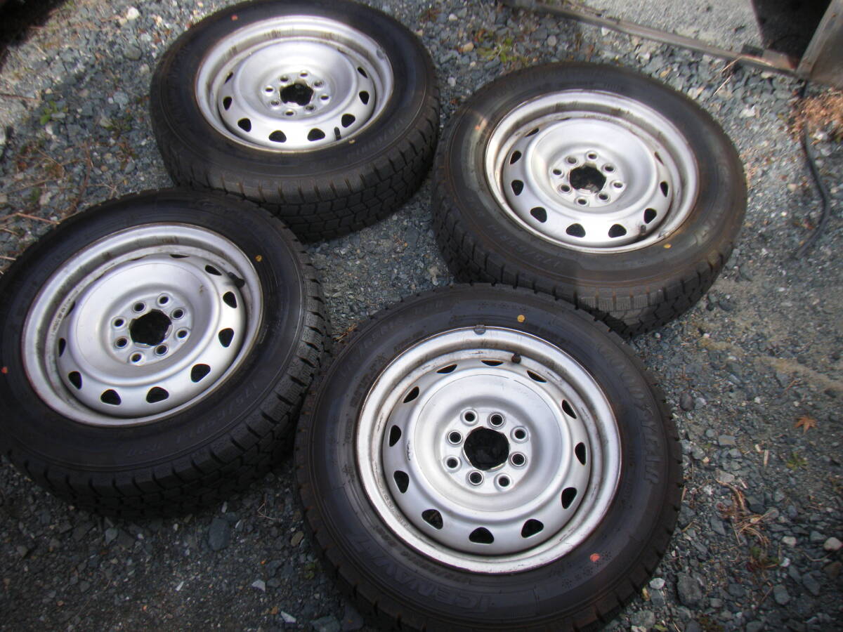 社外ホイール 175/65-14 スタッドレス 8穴マルチ プロボックス等 GM4 1拍卖