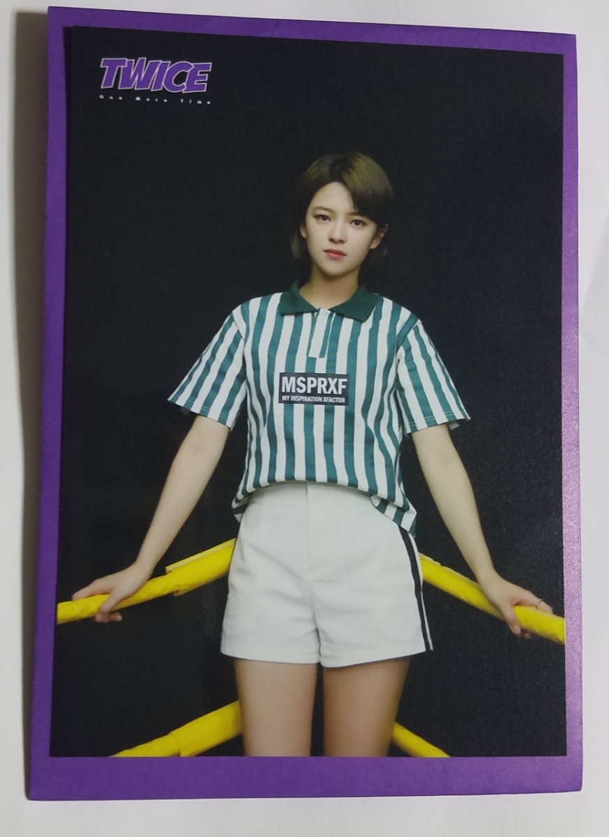 TWICE ジョンヨン One More Time トレカ D トレーディングカード Jeongyeon 外袋付 即決 リリイベ グッズ ハイタッチ 会場限定 トゥワイス拍卖