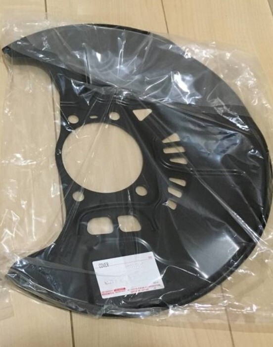 新品 純正品 TOYOTA トヨタ ディスクブレーキダスト カバー FR 運転席側 アルファード ヴェルファイア 20系 ハリアー AVU65拍卖