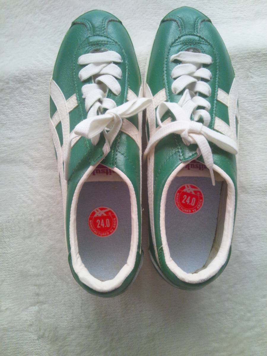 超レア/極美品☆お洒落☆オニツカタイガー (アシックス) ビッカー/24.0cm 未使用 onitsuka Tiger デッドストック/ビンテージ/昭和当時物拍卖