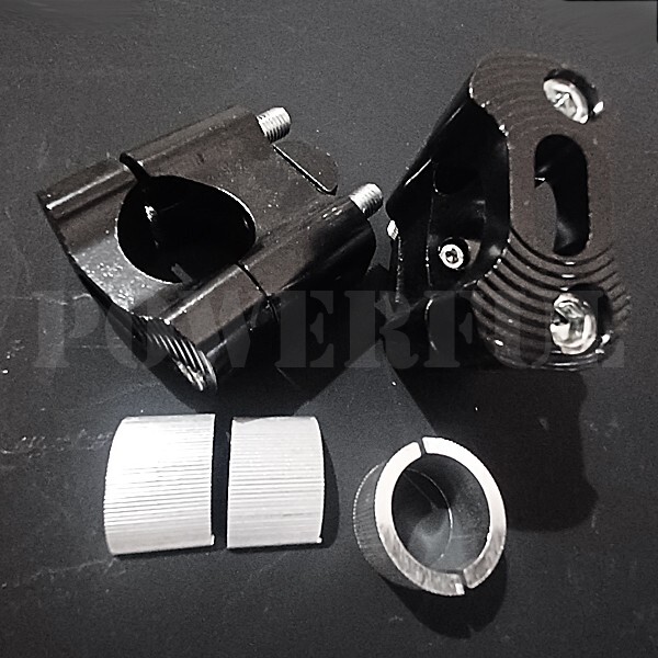 CB400SF CB400SB CB750F CB1000SF CB1100 CB1300SF CB1300SB 汎用 アルミ ハンドル 変換 クランプ アップハンドル 黒 22.2mm 28mm拍卖