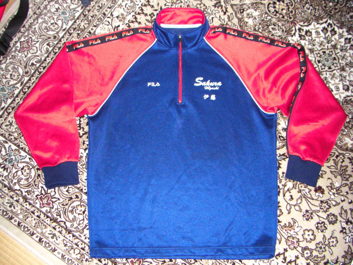 FIRAフィラ sakuraHigashi伊藤学校指定プルオーバージャージ上着M マッコイフェローズアシックスアディダスプーマフレッドペリー拍卖