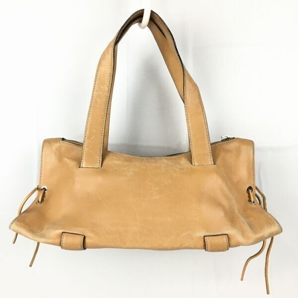 TOD'S/トッズ イタリア製レザー ハンド ミニボストンバッグ キャメル/茶 管NO.WB1-42拍卖