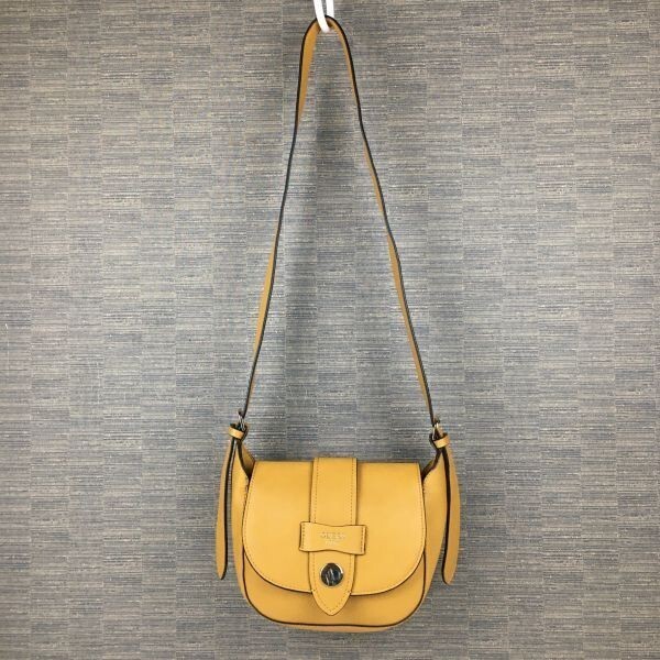 GUESS/ゲス レザー ショルダーバッグ 茶/ブラウン 小ぶり おしゃれ 管NO.YB13-49拍卖