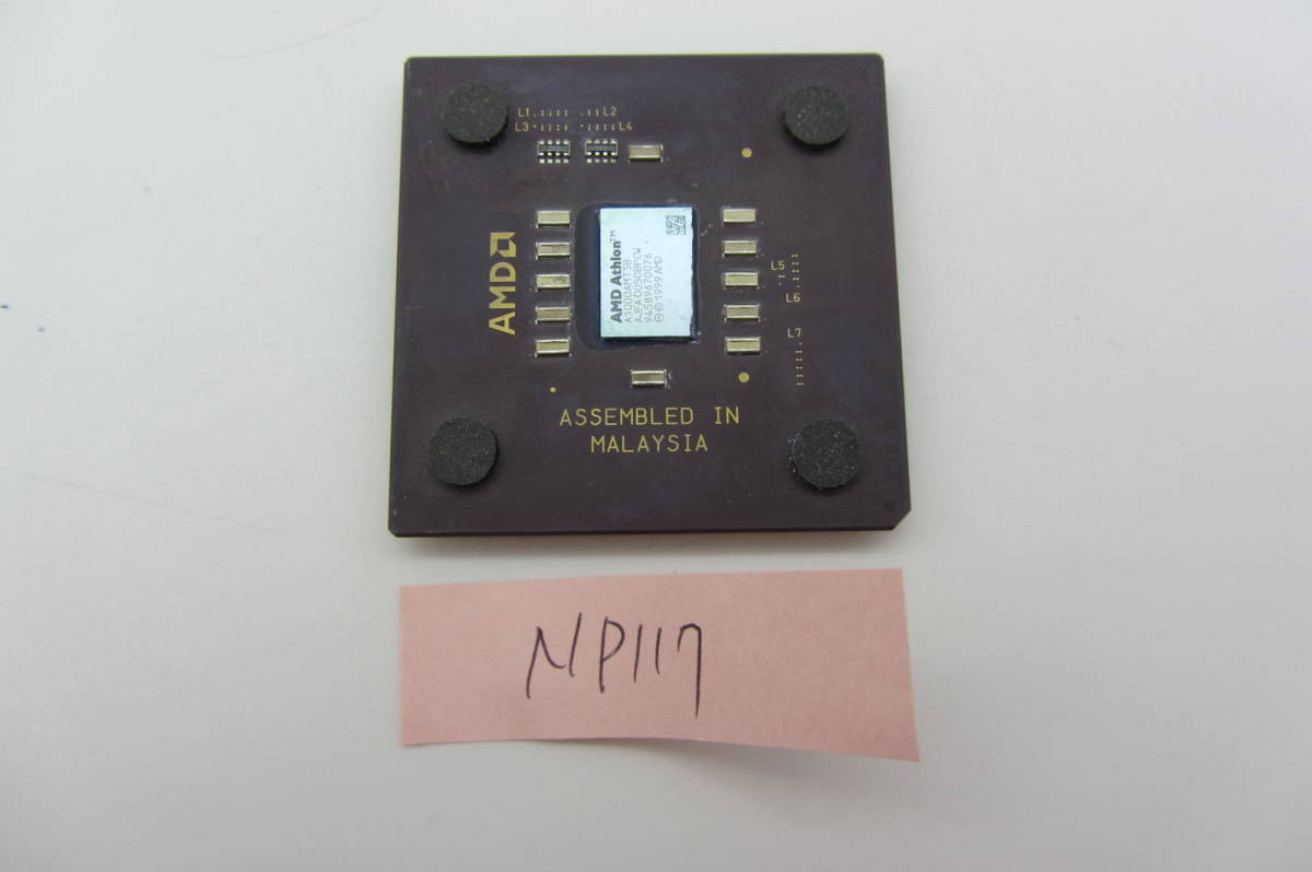 NP117●現状/型番不明 amd athlon a1000amt3b 1999 amd CPU AMD Athlon A1000AMT3B 1GHz Sockel 462 レア品拍卖
