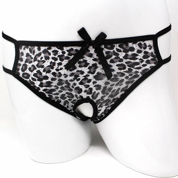 「awr-a2」 穴あき ひも ショーツ ( ヒョウ柄 ) 大人 かわいい セクシー ランジェリー インナー 紐パン 下着拍卖