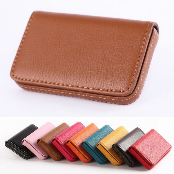 「axa-a2」 レザー 名刺入れ カードケース ( ライトブラウン ) カードホルダー拍卖