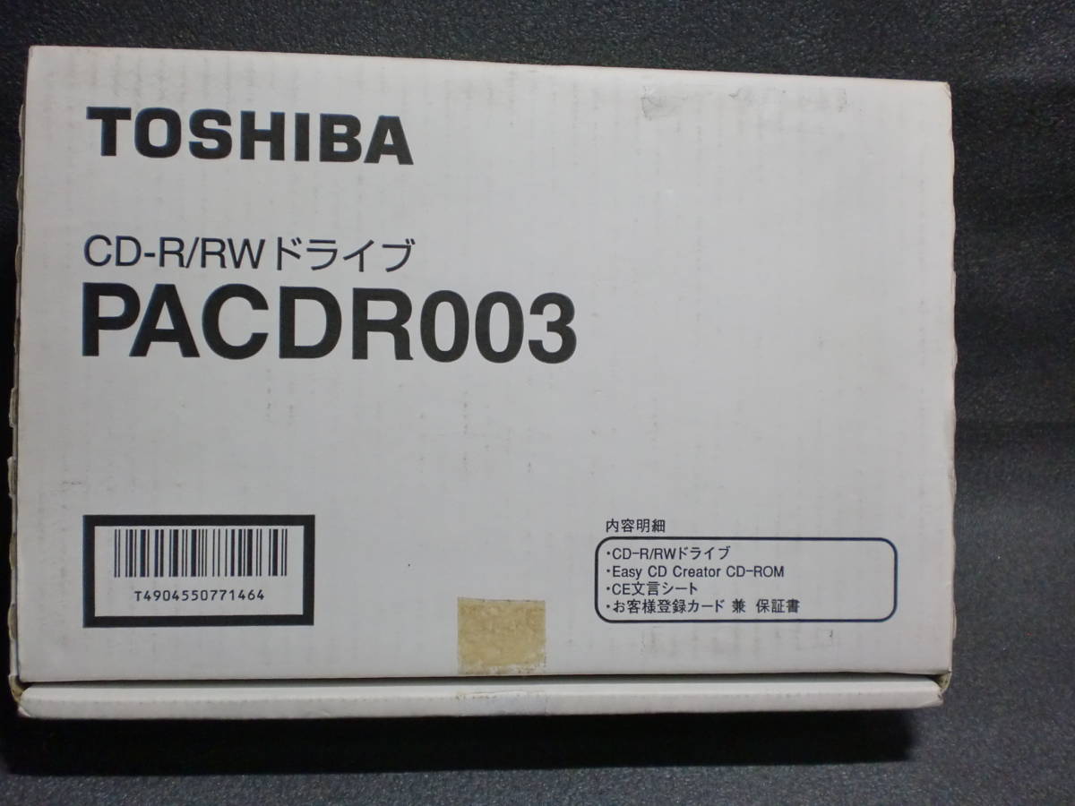 TOSHIBA CD-R RWドライブ PACDR003 om-8拍卖