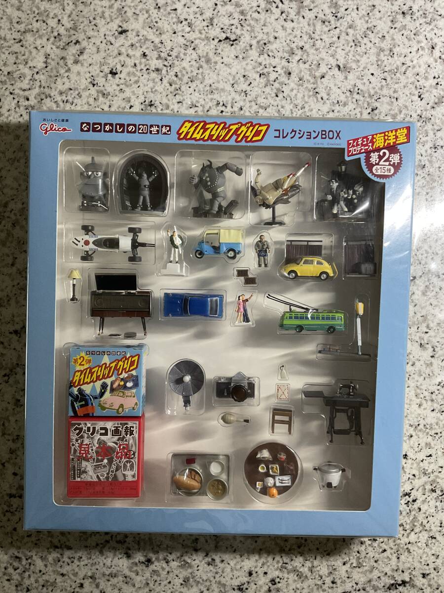 【50%値引】希少 黄色いスバル360入り(ラピタ版ではありません) タイムスリップグリコ第2弾 販促用コレクションBOX 北海道・東北限定配布分拍卖