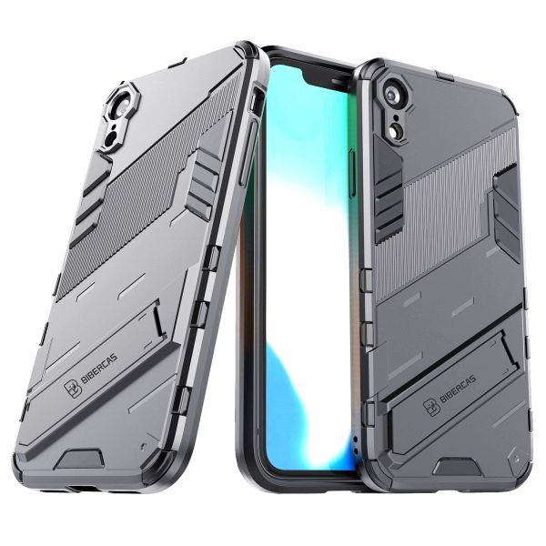 B在庫処分 黒 iPhone XR ケース 本体 カバー 画面 保護 守る アイフォン 米軍 丈夫 耐衝撃 超頑丈 スタンド ホルダー 最強 Apple アップル拍卖