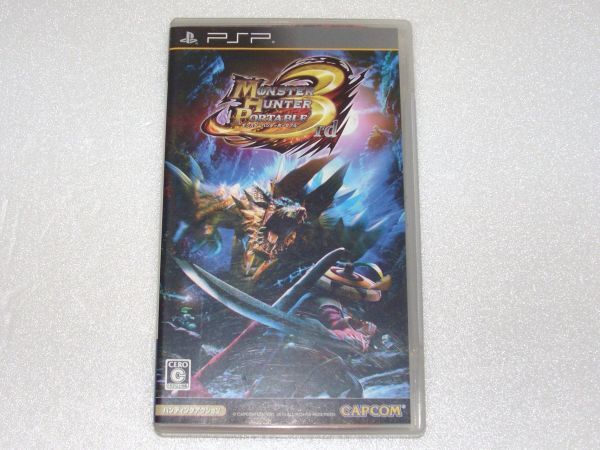 UNIVERSAL MEDIA DISC(UMD) PSPソフト モンスターハンターポータブル3rd 815810-Z拍卖