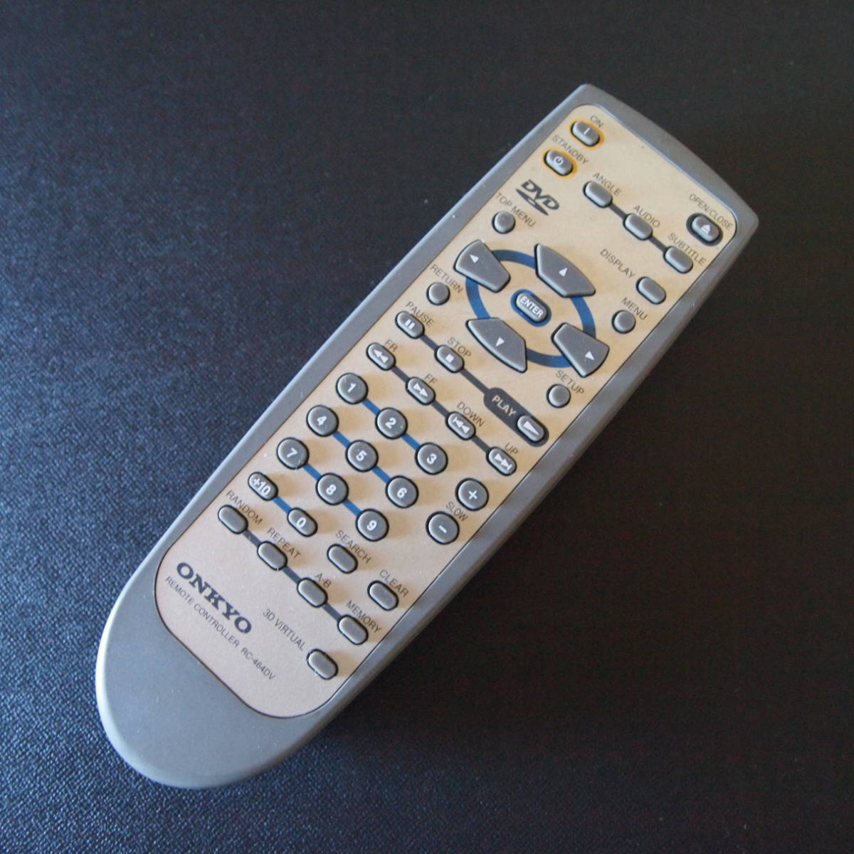 【中古品】ONKYO・オンキョー*「RC-464DV」リモコン*DV-S205TX・DVDプレーヤー拍卖