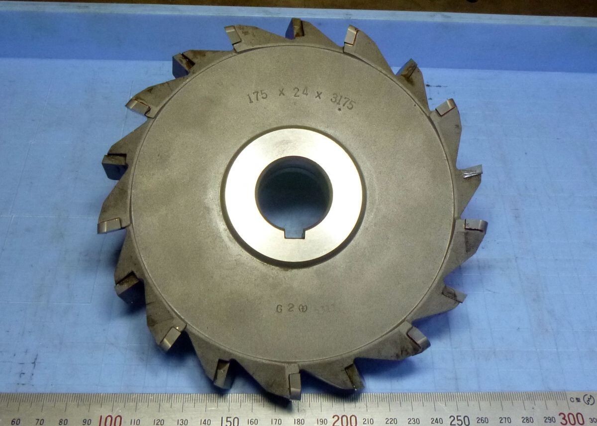 FB024 サイドカッター 175×24×31.75 千鳥刃 中古拍卖