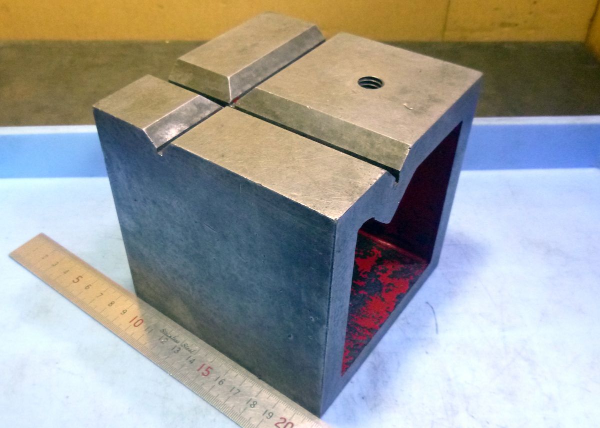 FB460 マスブロック 枡型ブロック V溝付き 120 中古拍卖