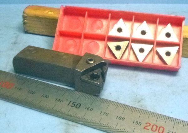 F696 16mmシャンク スローアウェイ ボーリング エンドミル チップ付 中古拍卖