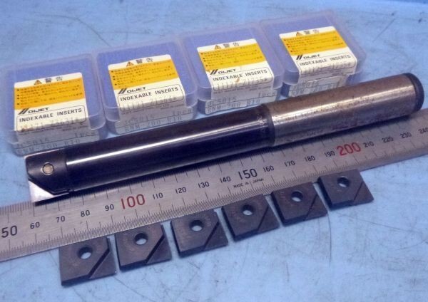 FA157 20mmシャンク スローアウェイ ボーリング エンドミル DIJET RNMM-200105S-S20 チップ付 中古拍卖