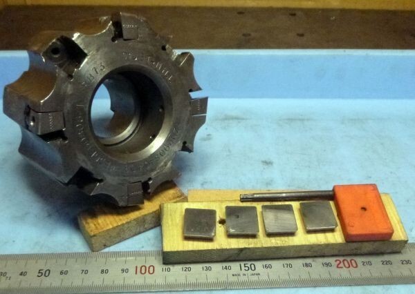 FA249 フルバック フェイスミル DIJET ZNP90S-0408 工具付 中古拍卖