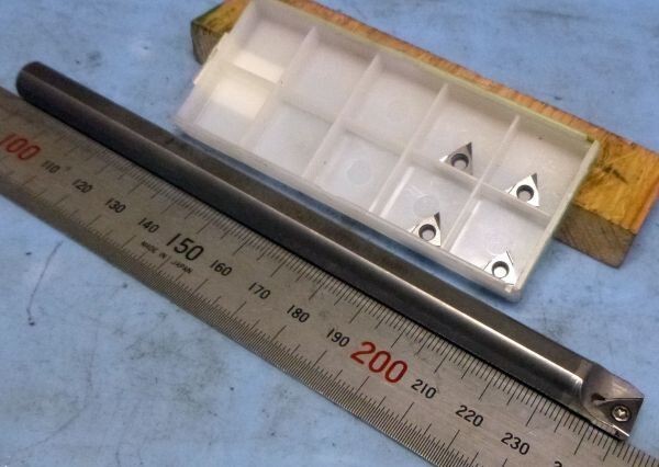 FA253 10mmシャンク 超硬ロングシャンク スローアウェイ 未使用チップ 工具付 中古拍卖