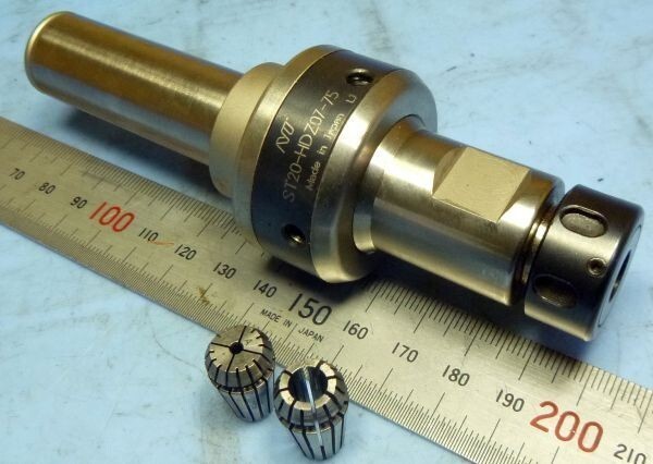 FA416 20mmシャンク コレットホルダー NT ST20/HDZ07-75 コレット付 中古拍卖