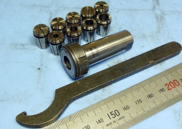 FA547 16mmシャンク コレットホルダー BIG NEW BABY CHUCK SPコレット ハンドルセット 中古拍卖