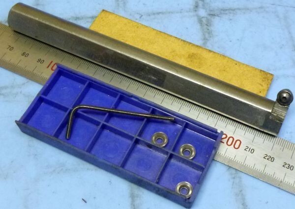 FA576 16mmシャンク スローアウェイ 丸刃 未使用チップ 工具付 中古拍卖