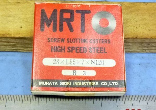 FA582 サイドカッター スリワリ MRT 23×1.55×7×N120 R3 7枚セット 置古し未使用品!拍卖