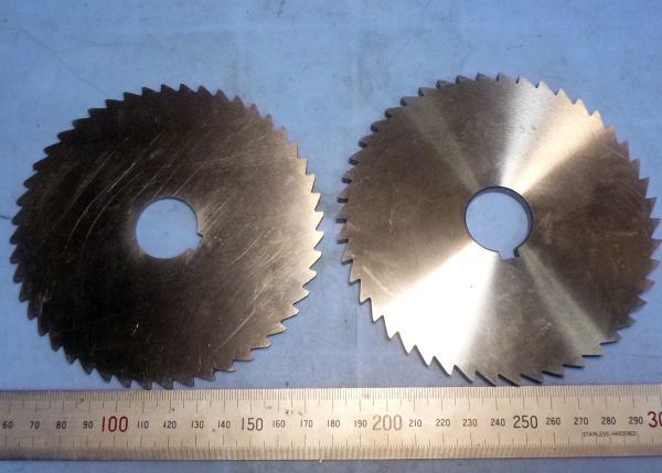 FB693 サイドカッター スリワリ 丸125 2枚セット 中古拍卖