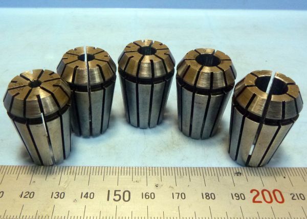 FB719 スプリングコレット YUKIWA YCC13 5点セット 中古拍卖