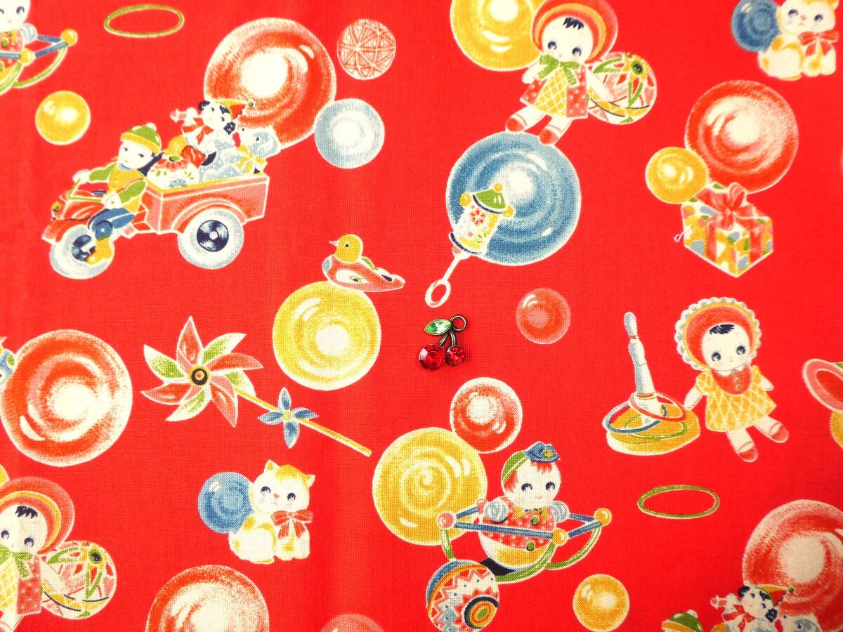 即決★レア昭和コレクション文化人形生地朱赤☆レトロルシアンはなちゃんおもちゃレッド拍卖