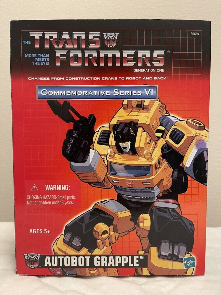 新品送無! グラップル GRAPPLE/トランスフォーマーG1復刻品 コンメモラティブシリーズ6/海外流通版 2003年製●到着まで6週間●拍卖
