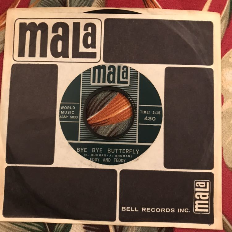 Eddy And Teddy Star-Crossed Lovers / Bye Bye Butterfly 1961 US Original 7inch Doo Wop オールディーズ ロカビリー拍卖