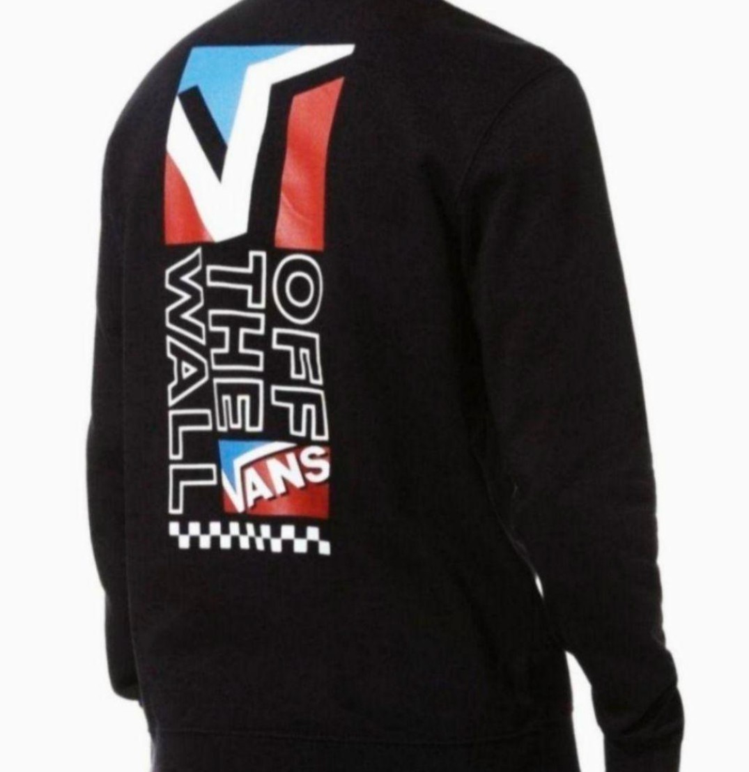 【XL】VANS バンズ トレーナー VANS DIMENSION CREW/黒拍卖