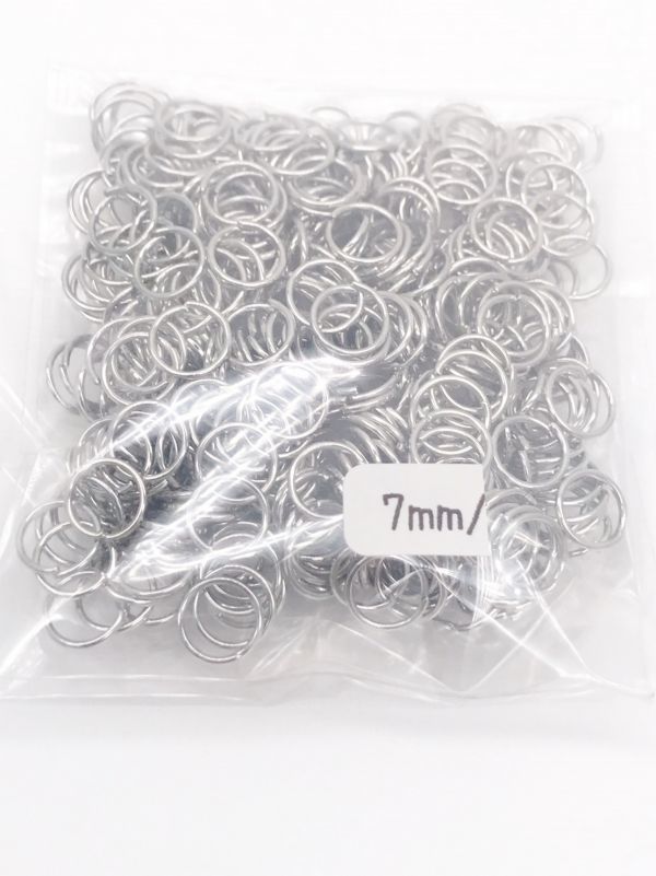 丸カン7mm シルバー 20g 約240個拍卖