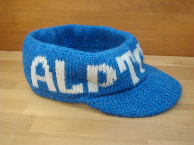 新品ALPTRAUM (アルプトラーム)ニットサンバイザー(ブルー)拍卖