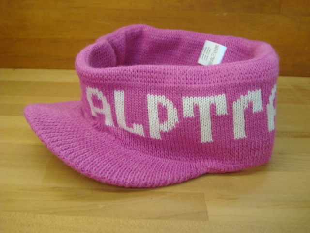 新品ALPTRAUM (アルプトラーム)ニットサンバイザー(ピンク)拍卖